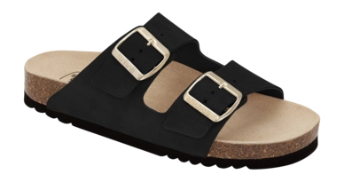 Slipper Scholl Women Josephine Suede Black 2024