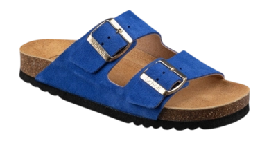 Tongs Scholl Femme Josephine Suede Royal Blue 2024