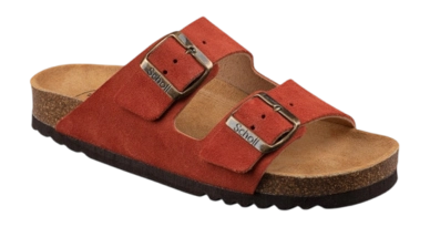 Tongs Scholl Femme Josephine Suede Rust 2024