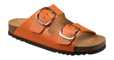 Slipper Scholl Women Noelle Leather Orange 2024
