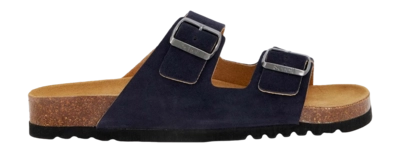 Slipper Scholl Men Julien Leather Navy Blue