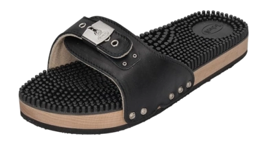Tongs Scholl Women Pescura Flat Massage Black