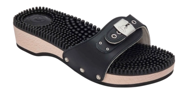 Tongs Scholl Women Pescura Heel Massage Black