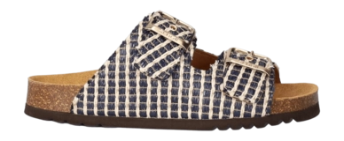 Tongs Scholl Women Noelle Raffia Black 2024
