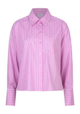 Hemd Dante6 D6Whitley Cropped Stripe Damen Bubblegum