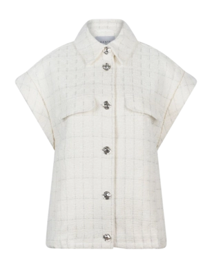 Weste Dante6 D6Denver Bouclé Damen Butter Cream