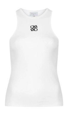 Tanktop Dante6 Women D6Monogram Logo Optic White