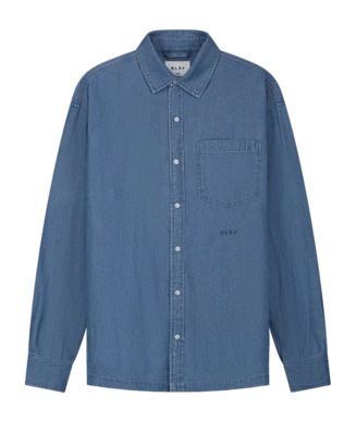 Hemd Olaf Hussein Denim LS Herren Mid Blue