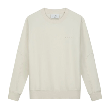Pullover Olaf Hussein Face Chainstitch Herren Off White