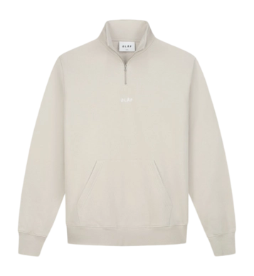 Zip Mock Olaf Hussein Block Herren Cement