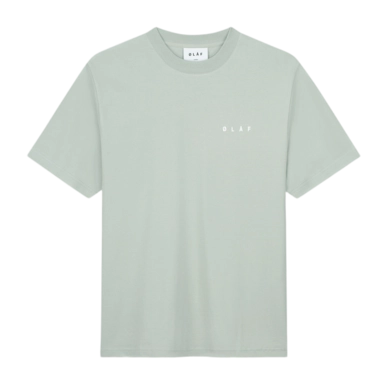 T-Shirt Olaf Hussein Pixelated Face Herren Pale Green