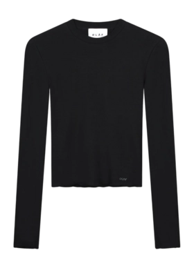 Longsleeve Olaf Hussein Women Mini Logo LS Black