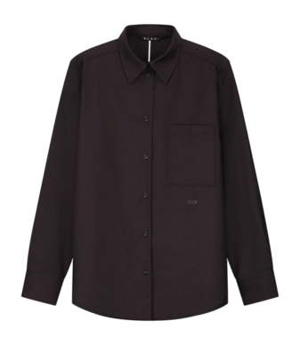 Bluse Olaf Hussein Drapierte Utility Damen Brown