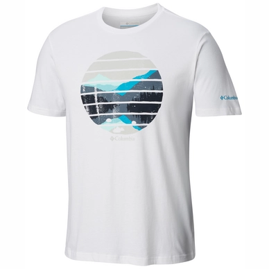 T-Shirt Columbia Lana Montaine Tee Weiß Herren