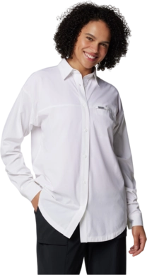 Bluse Columbia Boundless Trek Layering LS Damen White 2024