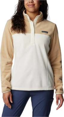 Pull Columbia Women Benton Springs 1/2 Snap Pullover Chalk/Canoe 2024