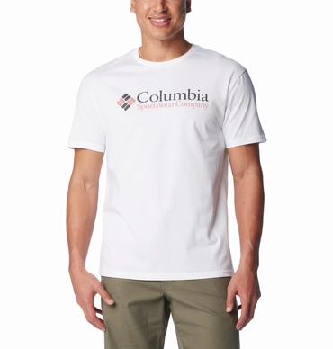 T-Shirt Columbia Csc Basic Logo Herren Weiß/Csc Retro 2024