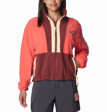 Sweatjacke Columbia Back Bowl Fleece Damen Juicy/Spice/Sunkissed 2024