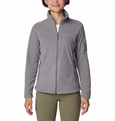 Sweatjacke Columbia Fast Trek II Damen City Grey Heath 2024