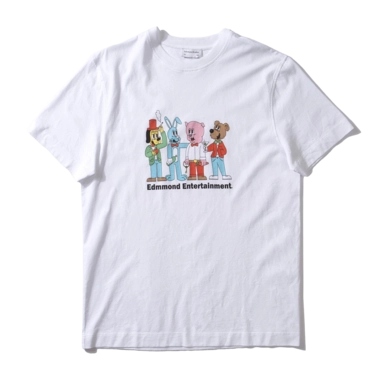 T-Shirt Edmmond Studios Buddies Herren Plain White