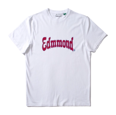T-Shirt Edmmond Studios Men Curly Plain White '24