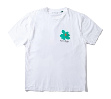 T-Shirt Edmmond Studios Men Botanic Society Plain White '24