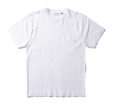 T-Shirt Edmmond Studios Men Pocket Core Plain White
