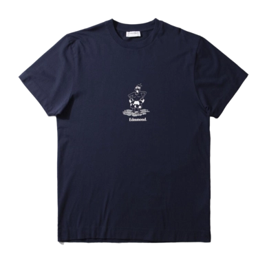 T-Shirt Edmmond Studios Men Boris Plain Navy