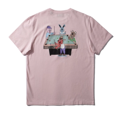 T-Shirt Edmmond Studios Men Yaggo Plain Pink '24