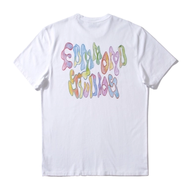 T-Shirt Edmmond Studios Men Screen Logo Print Plain White