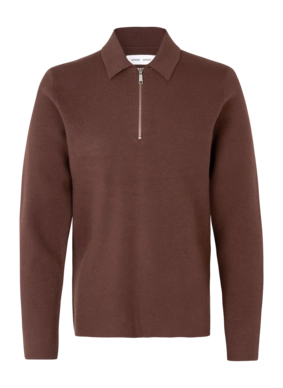 Polo Samsoe Samsoe Homme Guna Brown Stone