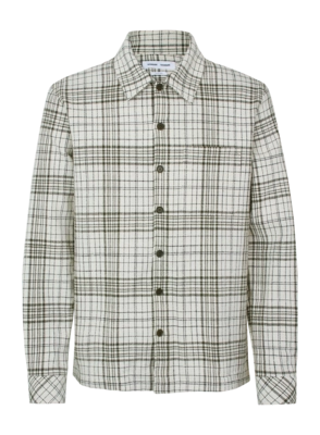 Shirt Samsoe Samsoe Men Taka JS Dusty Olive Ch.