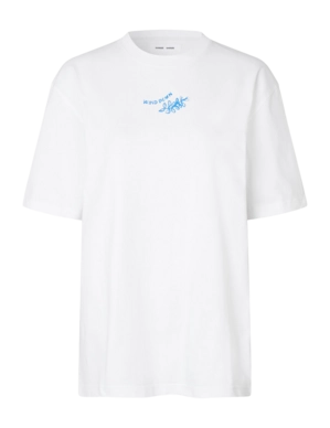 T-Shirt Samsøe Samsøe Sawind Uni Herren White Connected