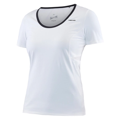 Tennisshirt HEAD Performance W Round Neck Shirt White