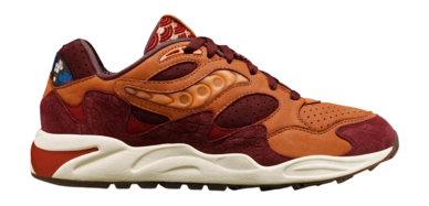 Baskets Saucony Unisexe Grid Shadow 2 Rust