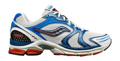Baskets Saucony Unisexe ProGrid Triumph 4 Grey/Royal/Rust