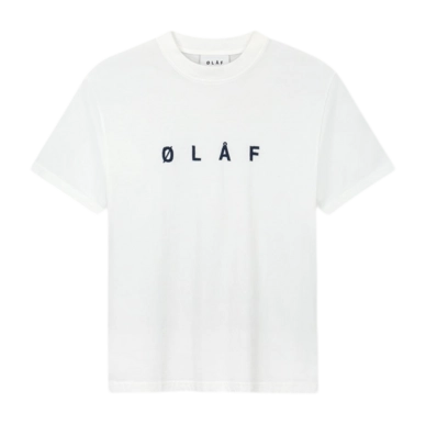 T-Shirt Olaf Hussein Embroidery Optical White