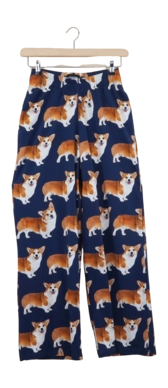 Wide Pants SNURK Women Corgi Navy Blue