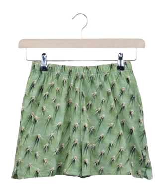 Pyjama Hose Shorts SNURK Cozy Damen Cactus Green