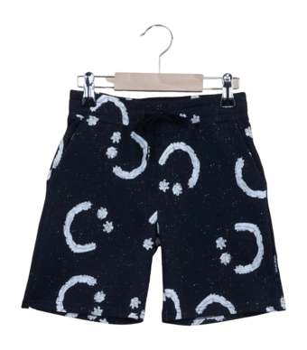 Pyjama Hose Shorts SNURK Creamy Smile Kinder Schwarz