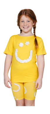 Bikershorts SNURK Kids Creamy Smile Yellow