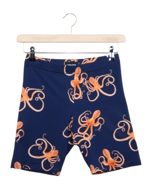 Pyjama Hose Short SNURK Octopus Damen Blue