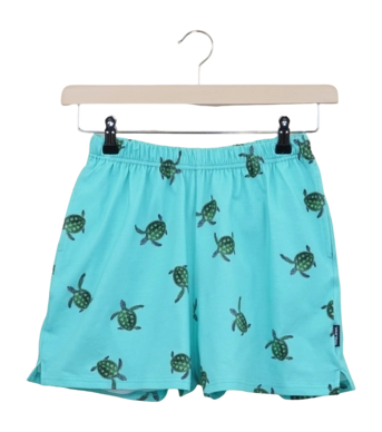 Shorts SNURK Women Sea Turtles Blue