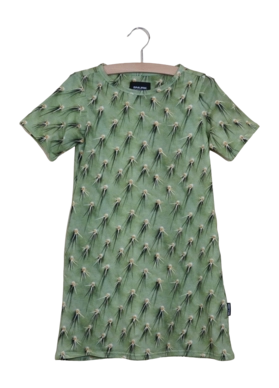 T-shirt Dress SNURK Kids Cozy Cactus Green