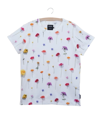 T-shirt SNURK Unisex Bloom White