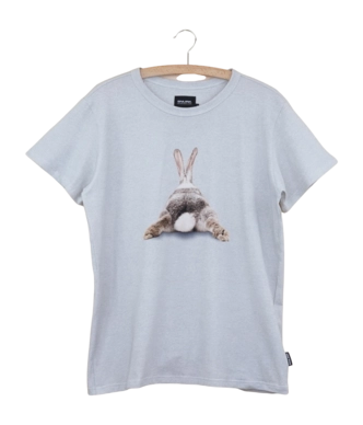 T-shirt SNURK Unisex Bunny Bums Grey