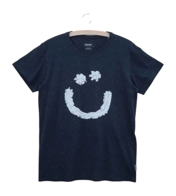 T-shirt SNURK Unisex Creamy Smile Black