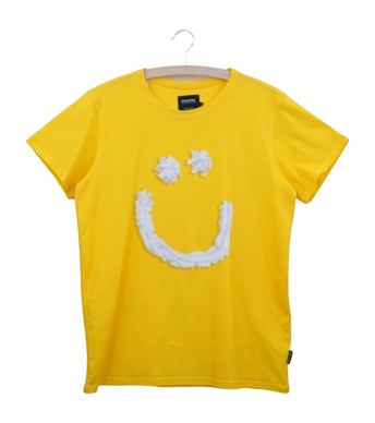 T-shirt SNURK Unisex Creamy Smile Yellow