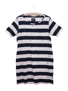 T-shirt Dress SNURK Women Ladybug Black/White