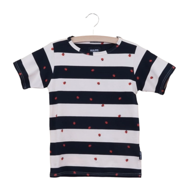 T-shirt SNURK Kids Ladybug Black/White